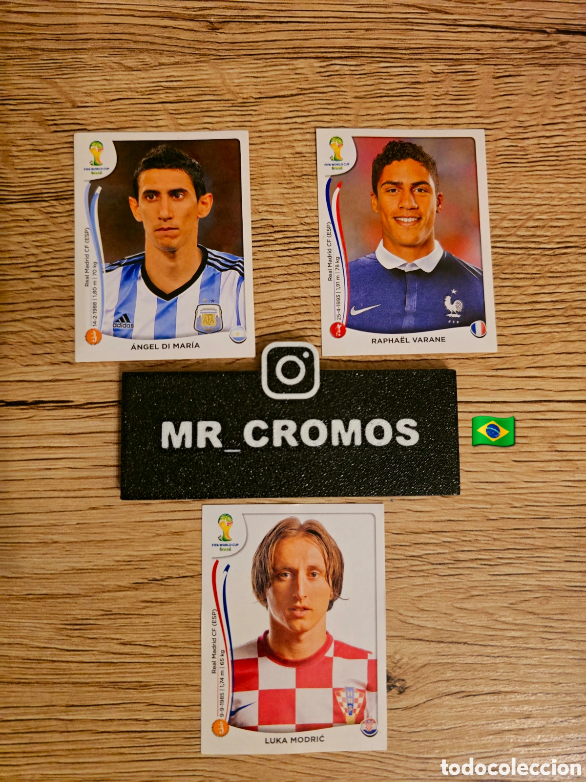 Fu&szlig;ball-Sticker: Lote mundial brasil panini 2014