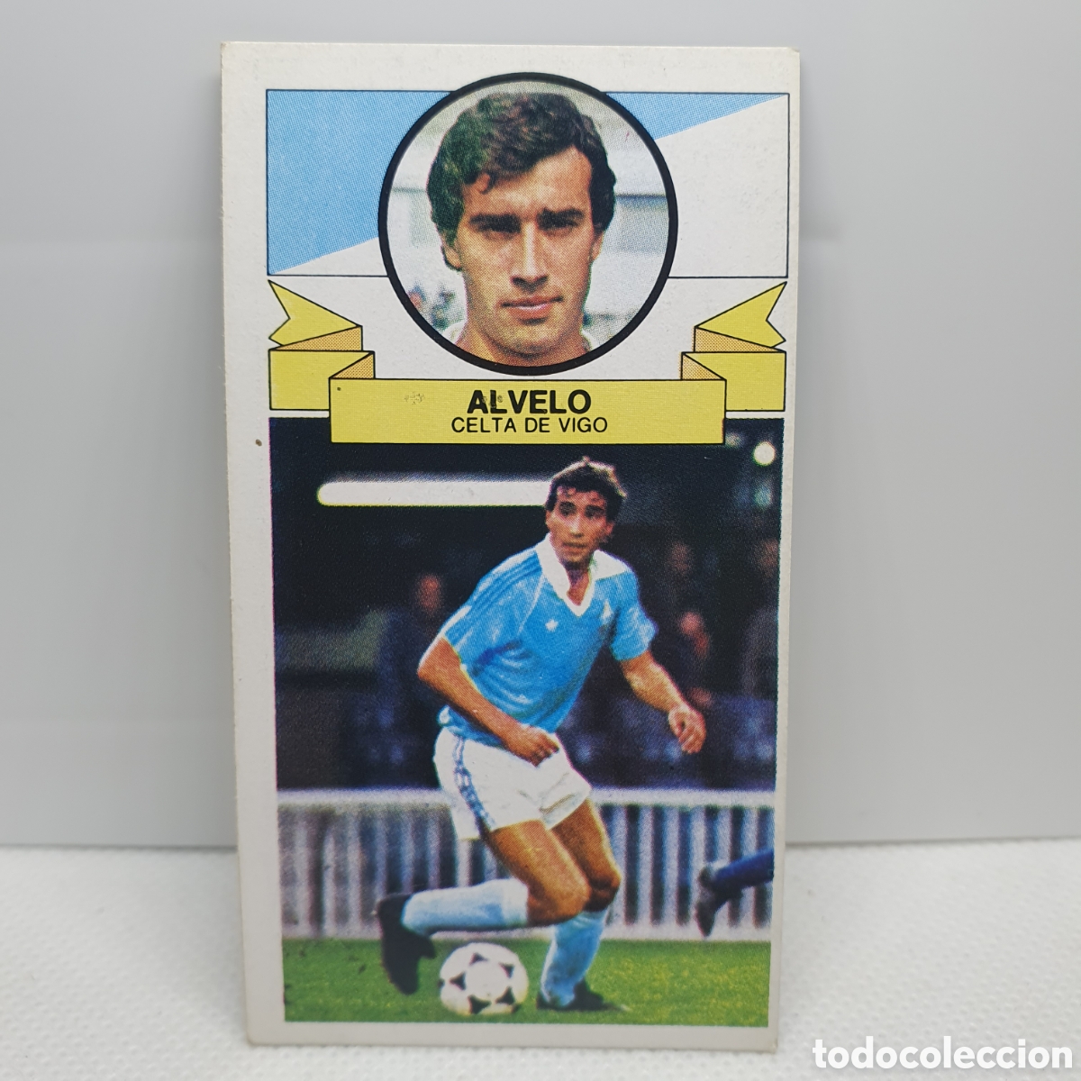 Cromos de F&uacute;tbol: ⚽️ ERROR CROMO DE FUTBOL ALVELO CELTA DE VIGO LIGA 85-86 ALBUM EDICIONES ESTE ESTAMPAS - CARTAS