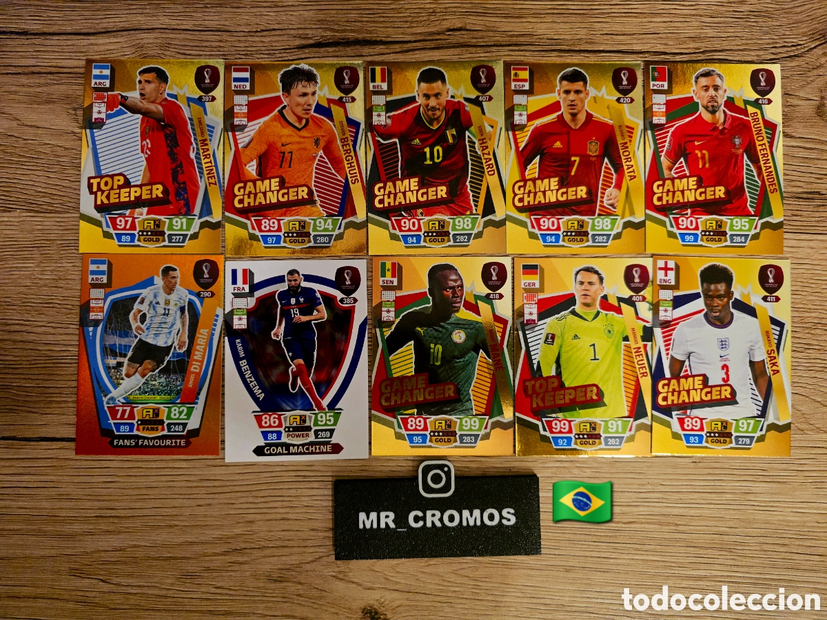 Fu&szlig;ball-Sticker: Lote Colecci&oacute;n qatar 2022