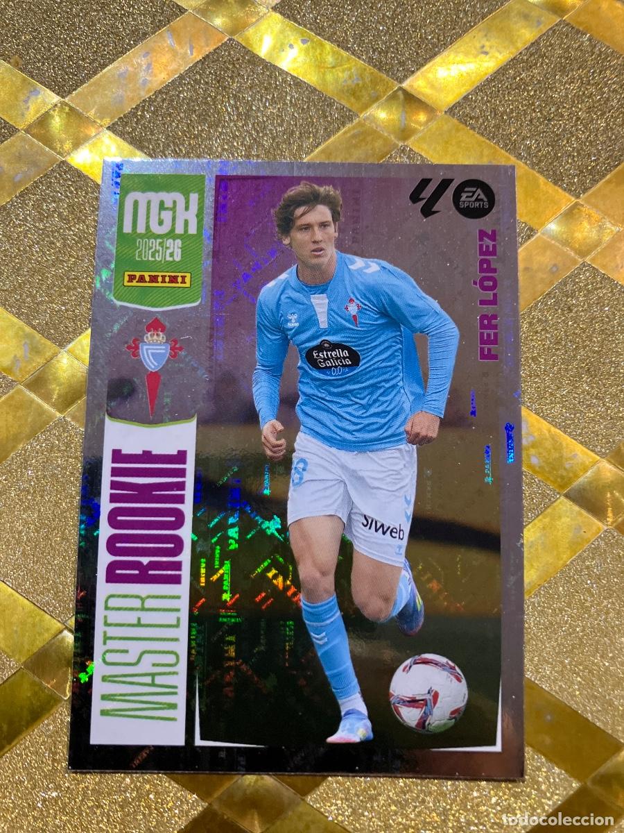 Cromos de f&uacute;tbol: CROMO FUTBOL NUMERO 411 FER LOPEZ CELTA MASTER ROOKIE MEGACRACKS 2025 2026 MGK PANINI !