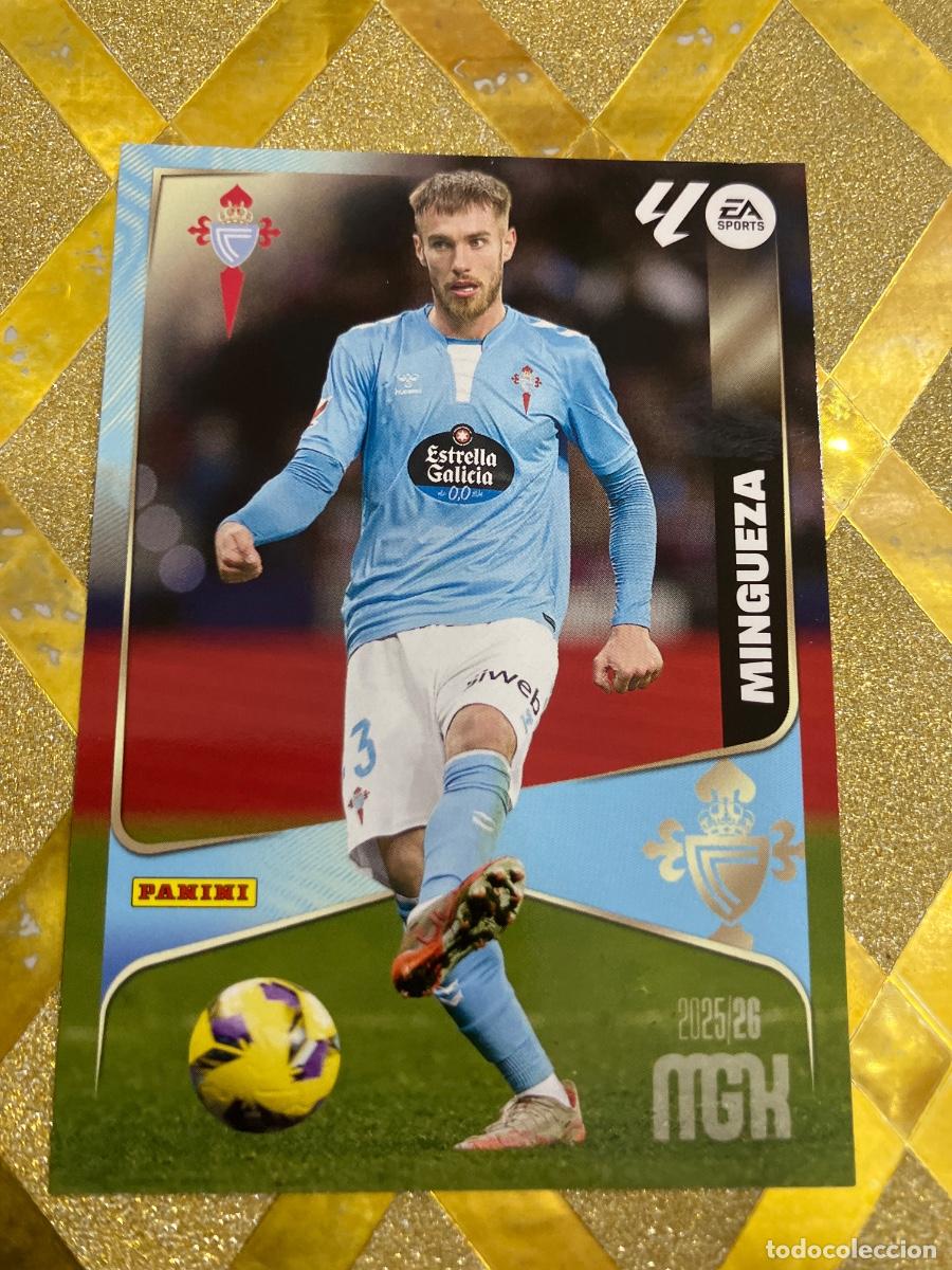 Fu&szlig;ball-Sticker: CROMO DE FUTBOL NUMERO 116 MINGUEZA CELTA VIGO MEGACRACKS 2025 2026 MGK PANINI !