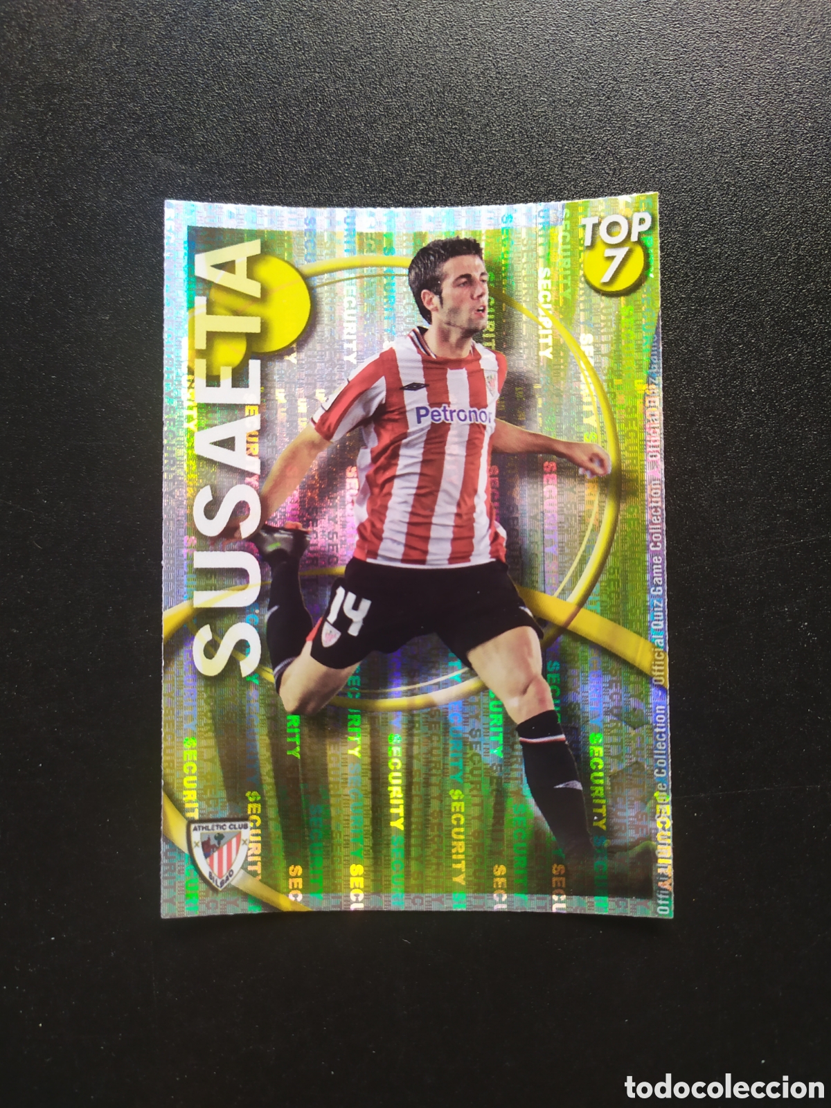 Cromos de F&uacute;tbol: Mundicromo fichas liga 2010 2011 10 11 Susaeta top security n&deg; 600 Athletic Bilbao