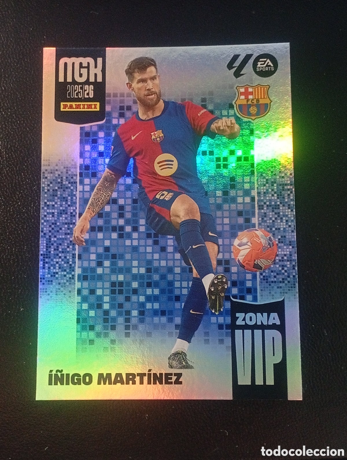 Cromos de f&uacute;tbol: 396 zona vip I&Ntilde;IGO MART&Iacute;NEZ BARCELONA MEGACRACKS 2025 2026 25 26 TOPPS CROMOS CARDS PANINI