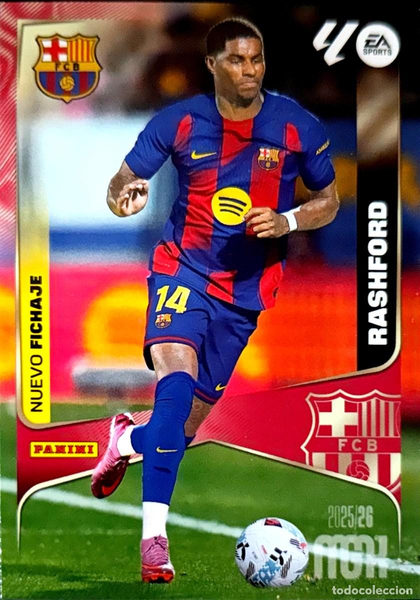 Cromos de F&uacute;tbol: 462 Marcus Rashford - FC Barcelona - NUEVO FICHAJE - PANINI Megacracks MGK 2025 2026 25 26