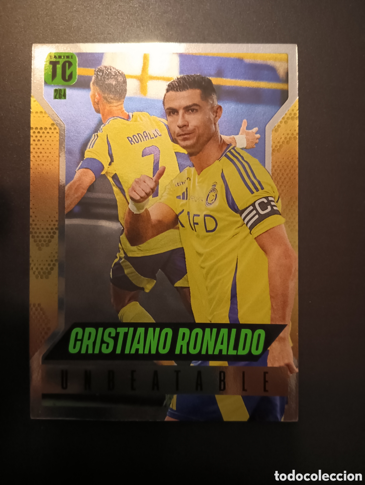 Cromos de F&uacute;tbol: Cards cristiano Ronaldo unbeatable,