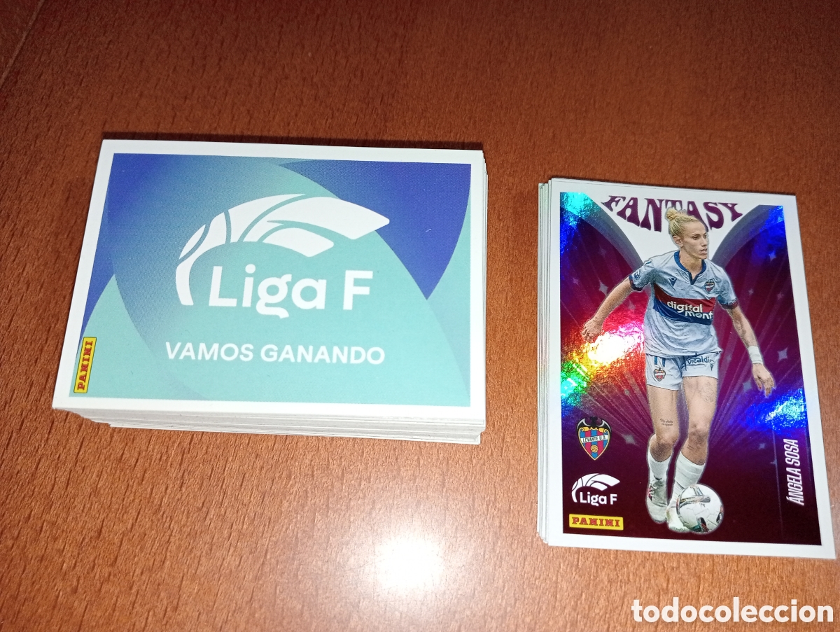Football Stickers: Lote 139 cromos Diferentes liga femenina F 24/25 Panini