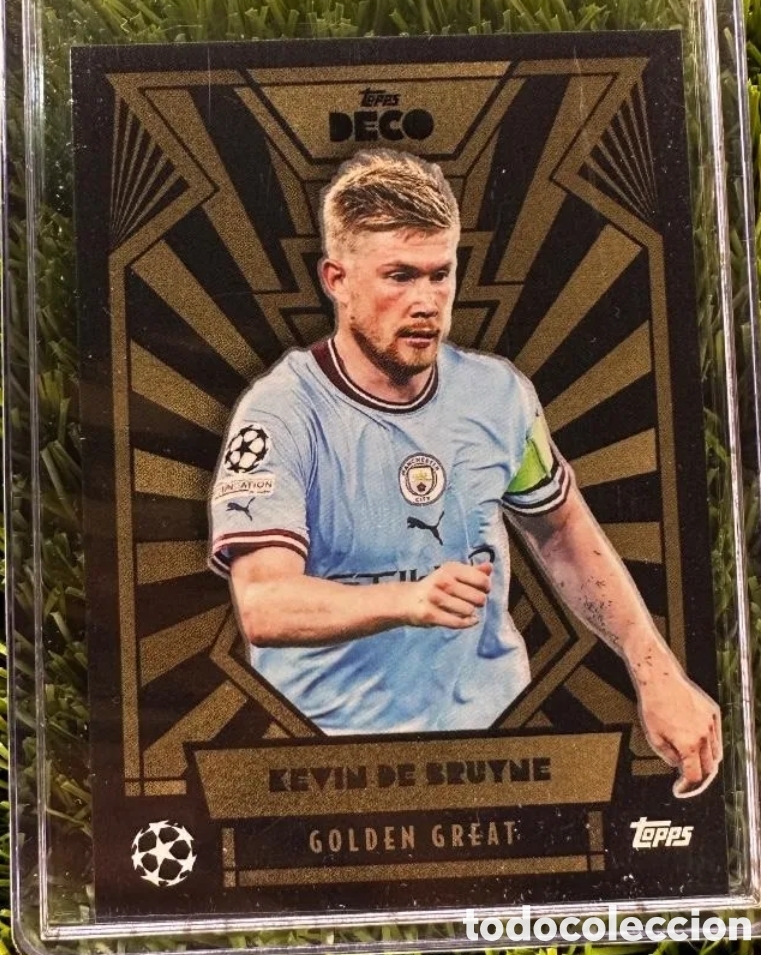 Cromos de f&uacute;tbol: Kevin de Bruyne Golden Greats Manchester City Topps Deco 22 23