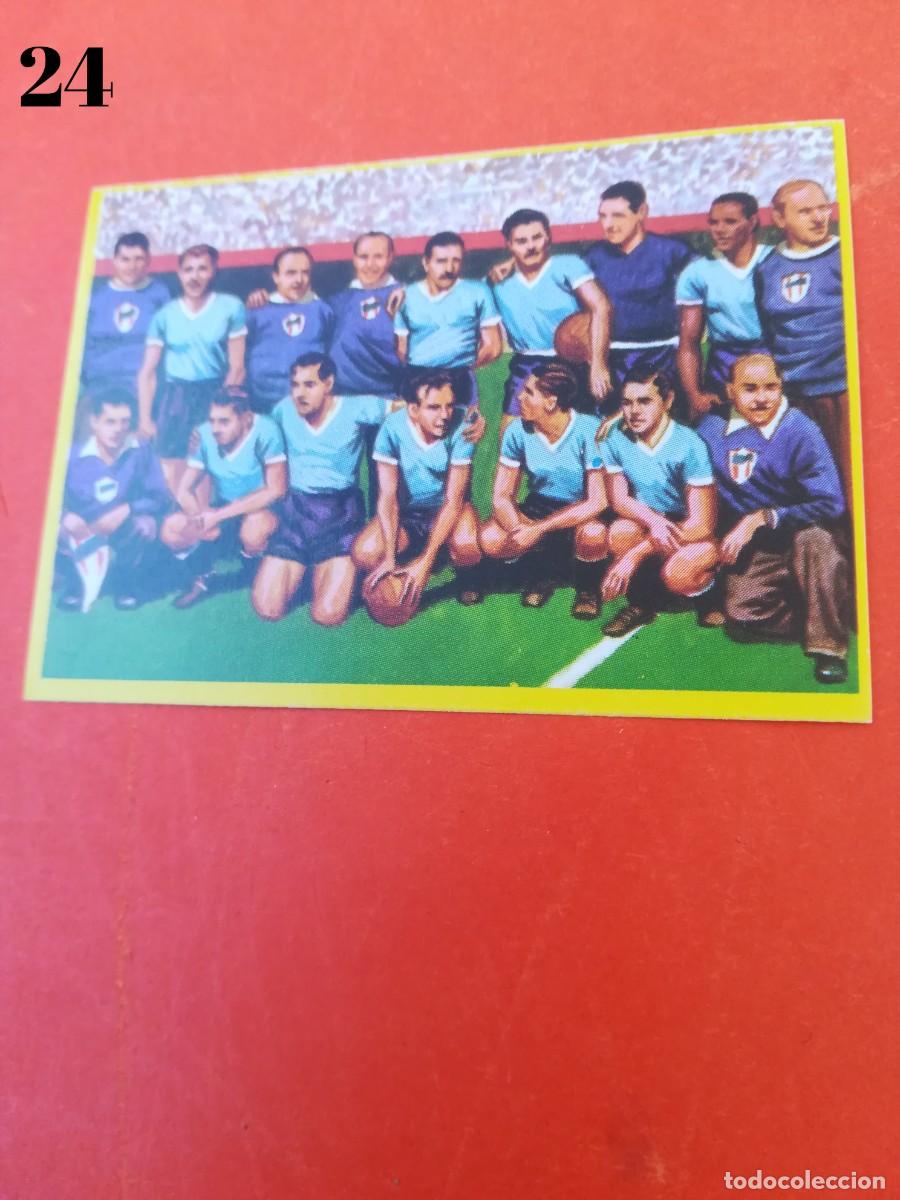 Cromos de F&uacute;tbol: Cromo n.24 f&uacute;tbol en accion - danone - sin pegar