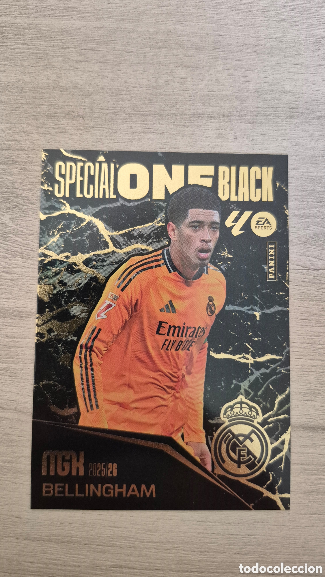 Cromos de f&uacute;tbol: SpecialOne Black Bellingham Megacracks 25/26