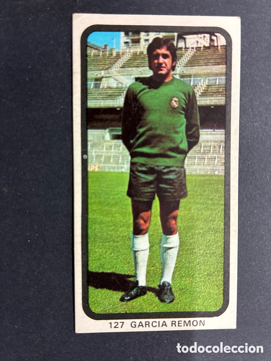 Football Stickers: CROMO FUTBOL SIN PEGAR GARCIA REMON R. MADRID LIGA 1974-75 EDITORIAL RUIZ ROMERO