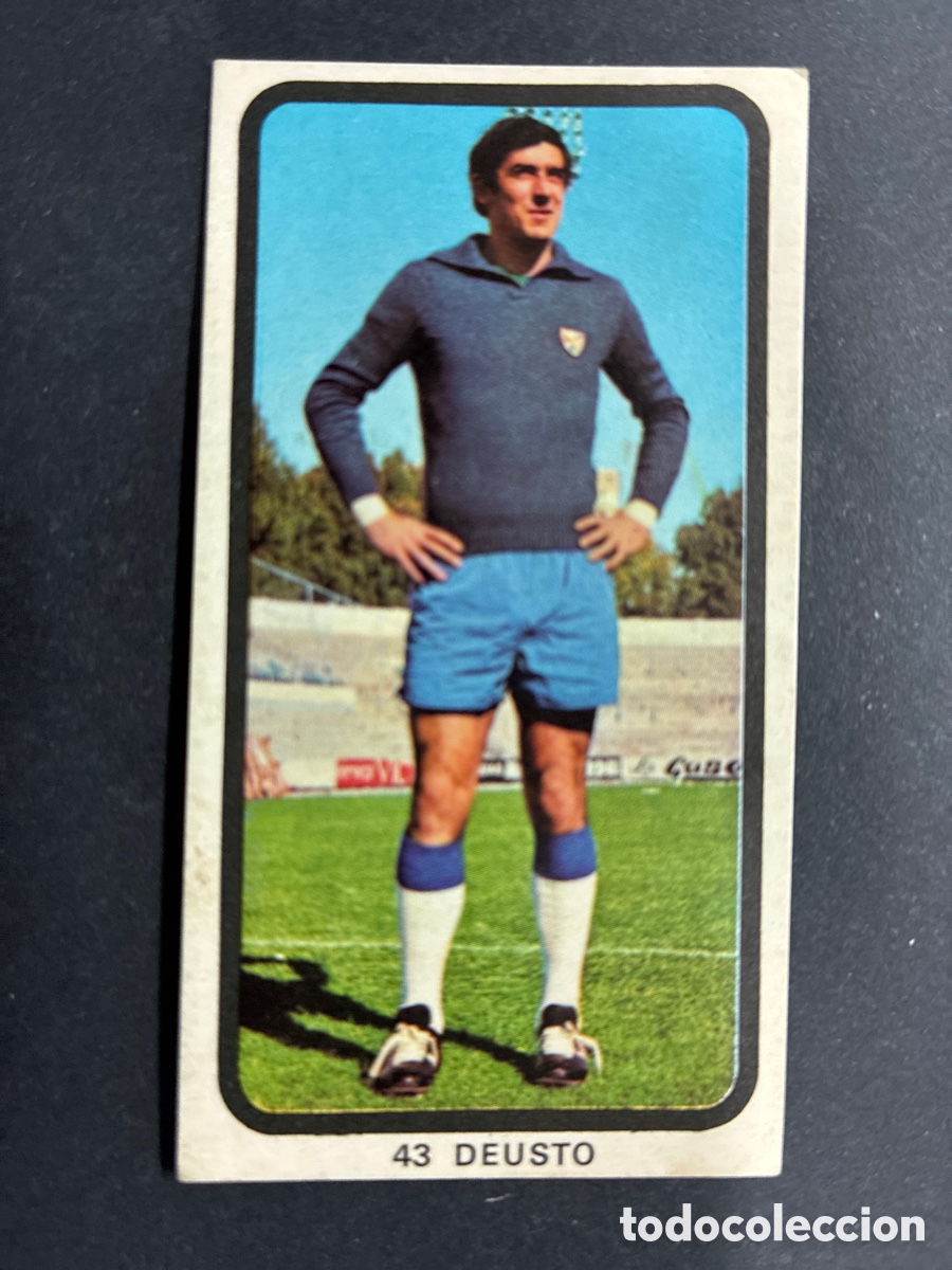 Figurine di Calcio: CROMO FUTBOL SIN PEGAR DEUSTO MALAGA LIGA 1974-75 EDITORIAL RUIZ ROMERO