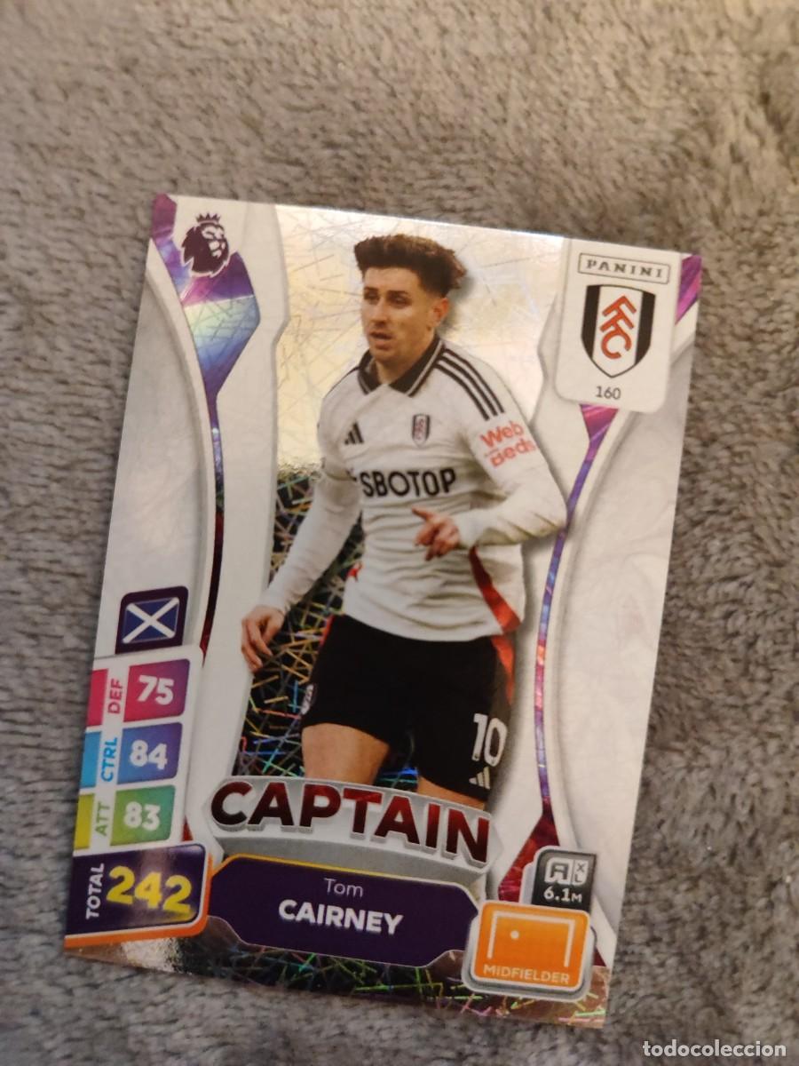 Football Stickers: 160 PREMIER LEAGUE 2025 PLUS TOM CAIRNEY FULHAM CAPTAIN ADRENALYN XL PANINI 2024 25