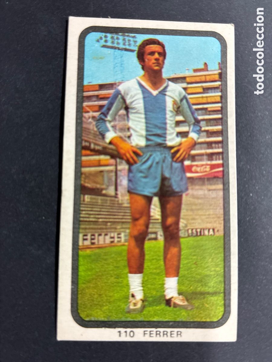 Figurine di Calcio: CROMO FUTBOL SIN PEGAR FERRER ESPA&Ntilde;OL LIGA 1974-75 EDITORIAL RUIZ ROMERO