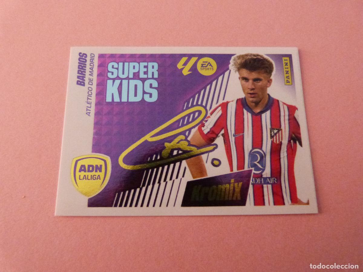 Cromos de f&uacute;tbol: CROMO FUTBOL BARRIOS ATLETICO DE MADRID ADN KROMIX SIN PEGAR N&ordm; K3 LIGA ESTE 2025-2026/25-26