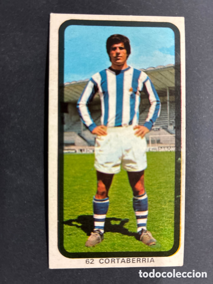Figurine di Calcio: CROMO FUTBOL SIN PEGAR CORTABARRIA .SOCIEDAD LIGA 1974-75 EDITORIAL RUIZ ROMERO