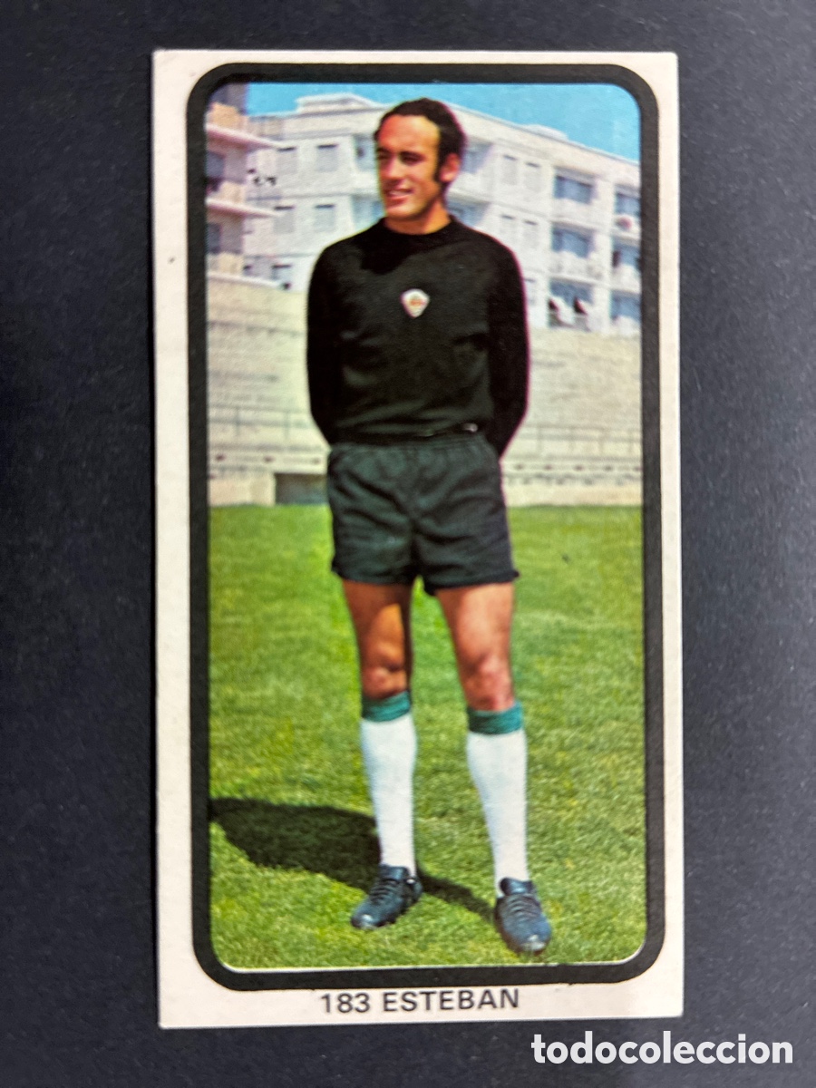 Figurine di Calcio: CROMO FUTBOL SIN PEGAR ESTEBAN ELCHE LIGA 1974-75 EDITORIAL RUIZ ROMERO