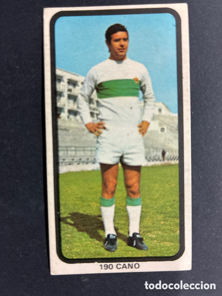 Figurine di Calcio: CROMO FUTBOL SIN PEGAR CANO ELCHE LIGA 1974-75 EDITORIAL RUIZ ROMERO