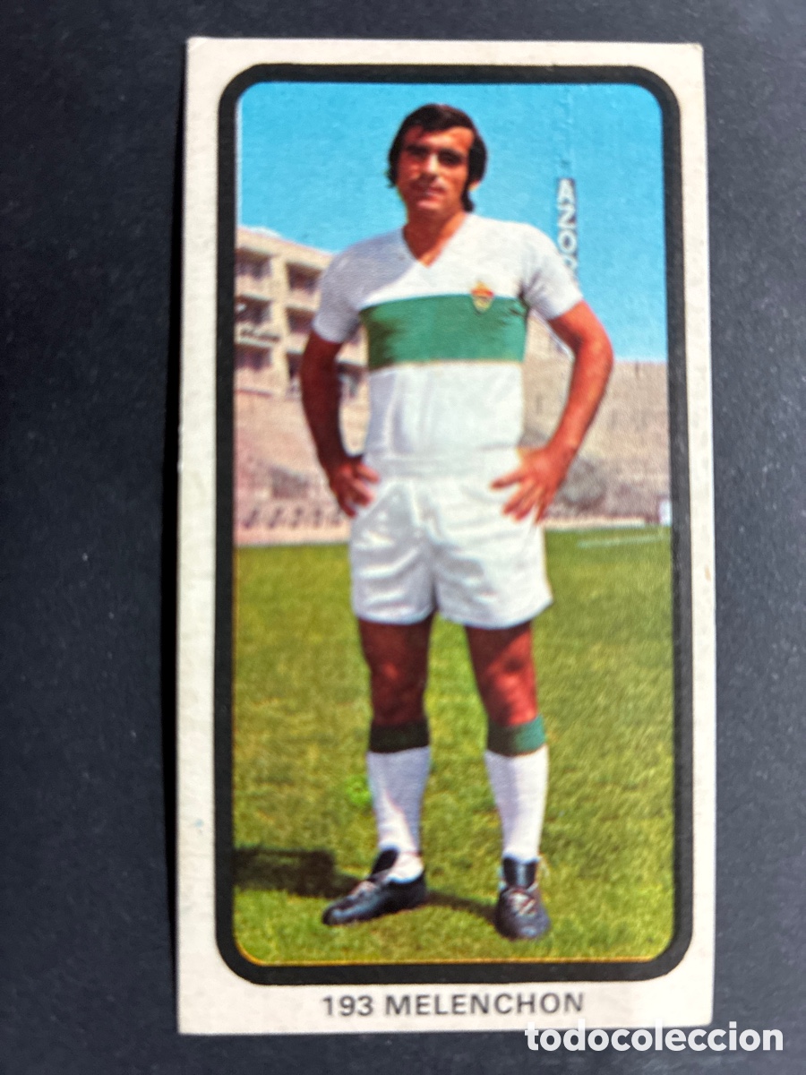 Figurine di Calcio: CROMO FUTBOL SIN PEGAR MELENCHON ELCHE LIGA 1974-75 EDITORIAL RUIZ ROMERO