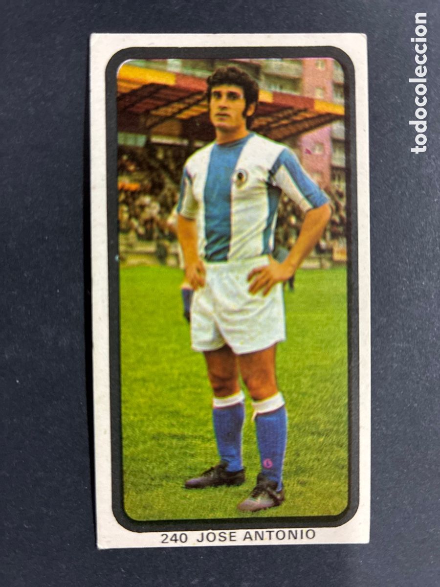 Cromos de f&uacute;tbol: CROMO FUTBOL SIN PEGAR JOSE ANTONIO HERCULES LIGA 1974-75 EDITORIAL RUIZ ROMERO