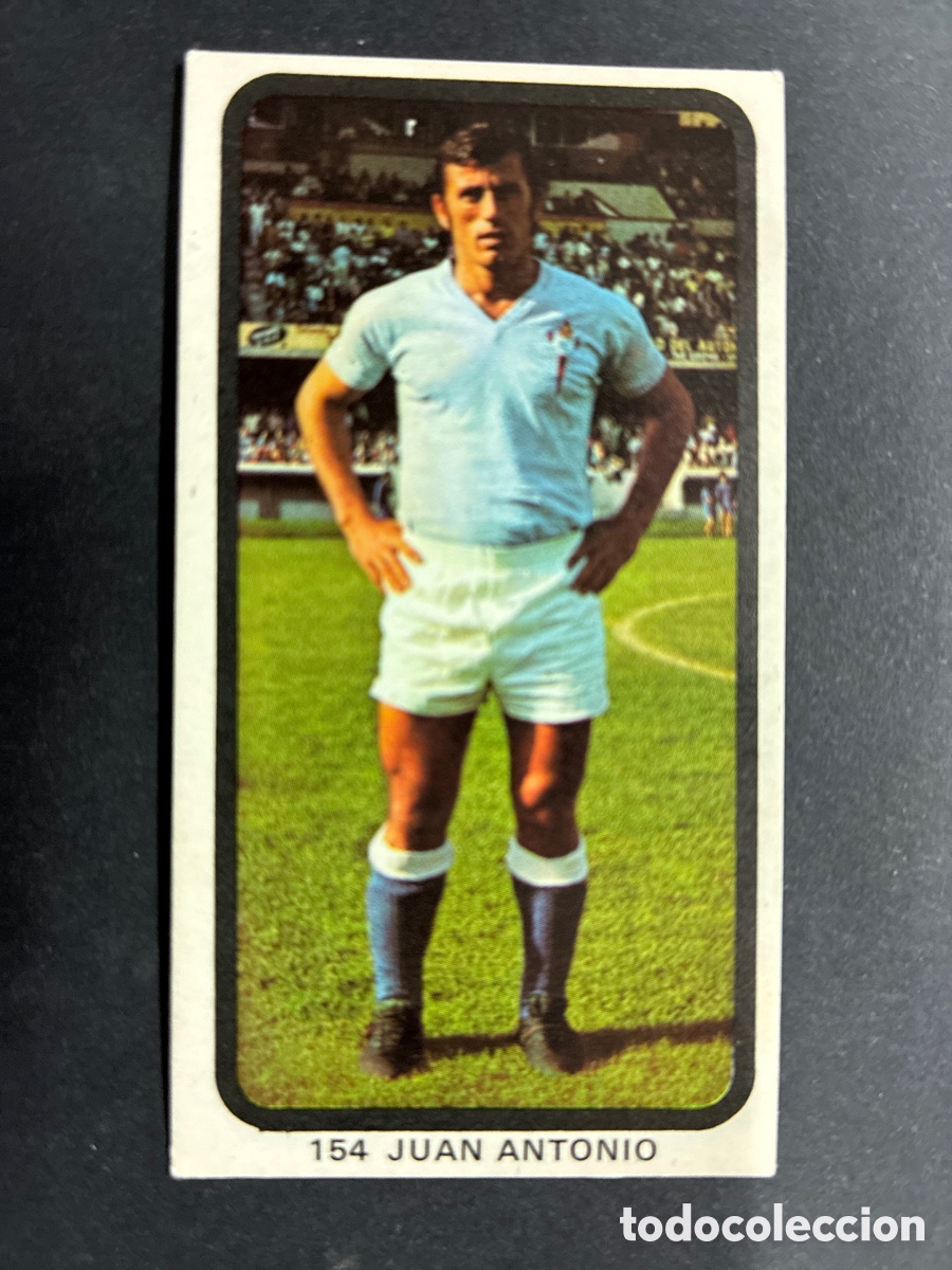 Cromos de F&uacute;tbol: CROMO FUTBOL SIN PEGAR JUAN ANTONIO CELTA VIGO LIGA 1974-75 EDITORIAL RUIZ ROMERO