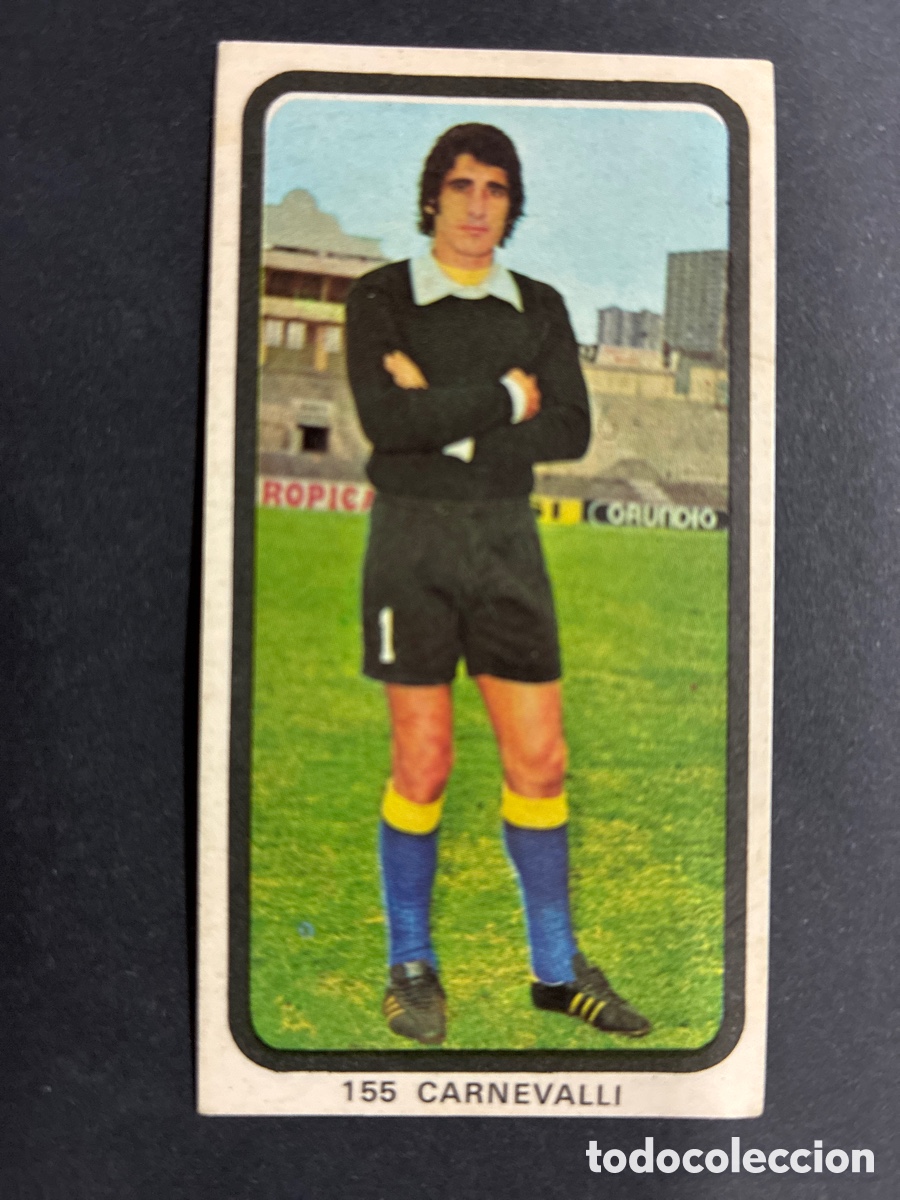 Cromos de f&uacute;tbol: CROMO FUTBOL SIN PEGAR CARNEVALLI LAS PALMAS LIGA 1974-75 EDITORIAL RUIZ ROMERO