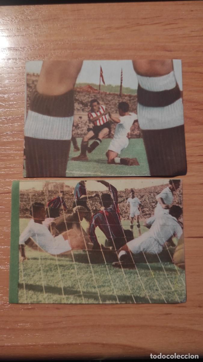 Cromos de f&uacute;tbol: BARINAGA REAL MADRID BRUGUERA VENCEDOR 1944 1945 44 45 SIN PEGAR - N&ordf; 14 Y 18