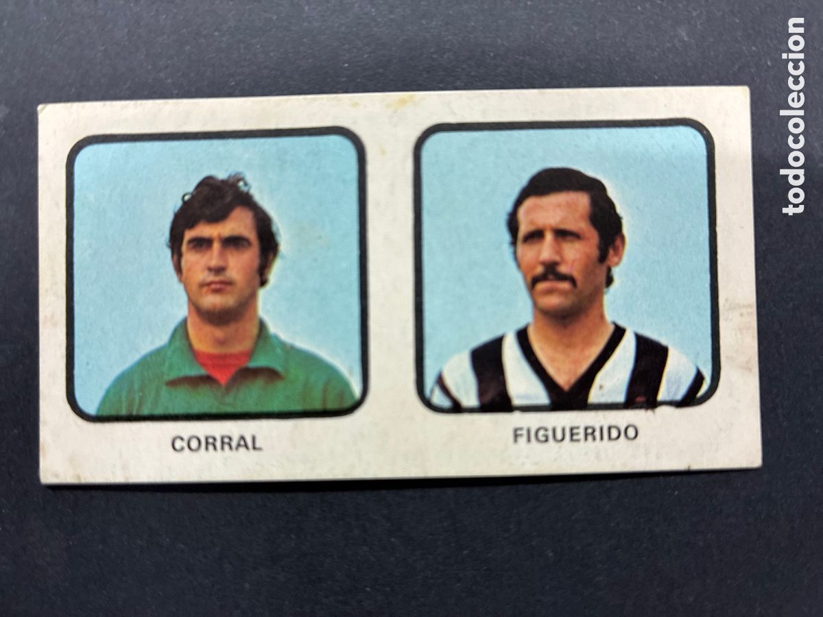 Cromos de f&uacute;tbol: CROMO FUTBOL SIN PEGAR N&ordm; 253 CORRAL FIGUERIDO LIGA 1974-75 EDITORIAL RUIZ ROMERO