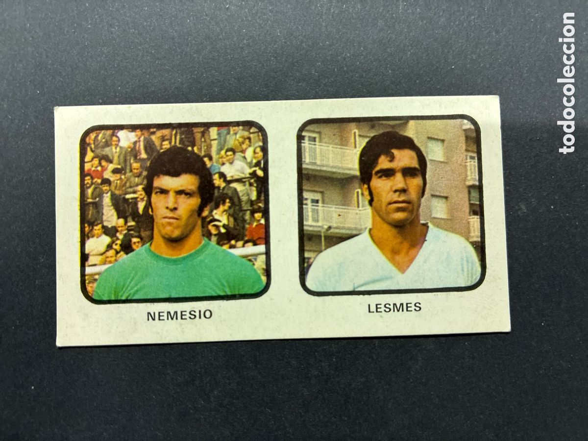 Cromos de f&uacute;tbol: CROMO FUTBOL SIN PEGAR N&ordm; 277 NEMESIO LESMES LIGA 1974-75 EDITORIAL RUIZ ROMERO
