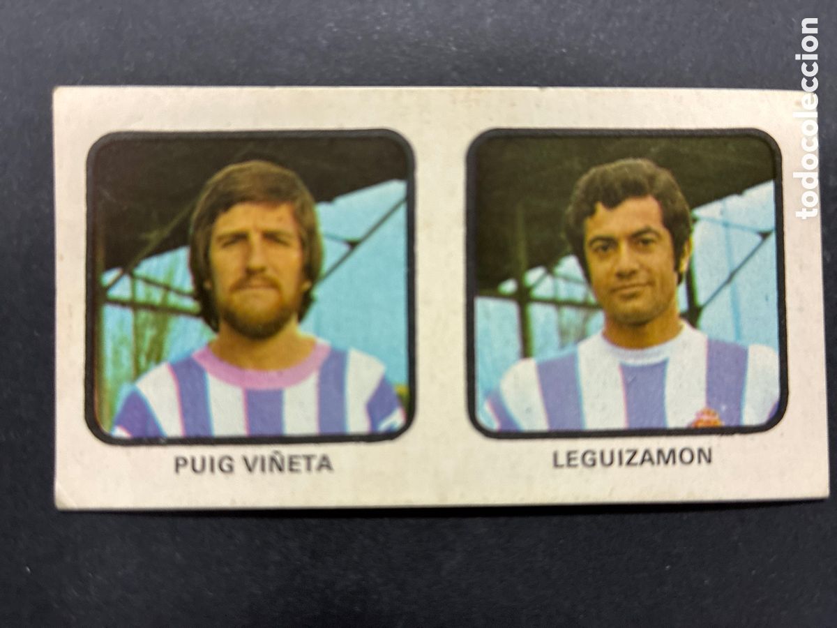 Cromos de f&uacute;tbol: CROMO FUTBOL SIN PEGAR N&ordm; 291 PUIG VI&Ntilde;ETA LEGUIZAMON 1974-75 EDITORIAL RUIZ ROMERO