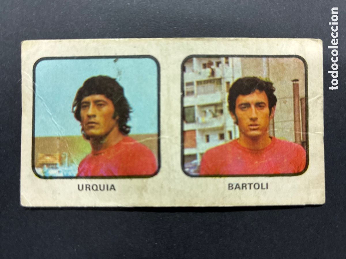 Cromos de f&uacute;tbol: CROMO FUTBOL SIN PEGAR N&ordm; 304 URQUIA BARTOLI 1974-75 EDITORIAL RUIZ ROMERO