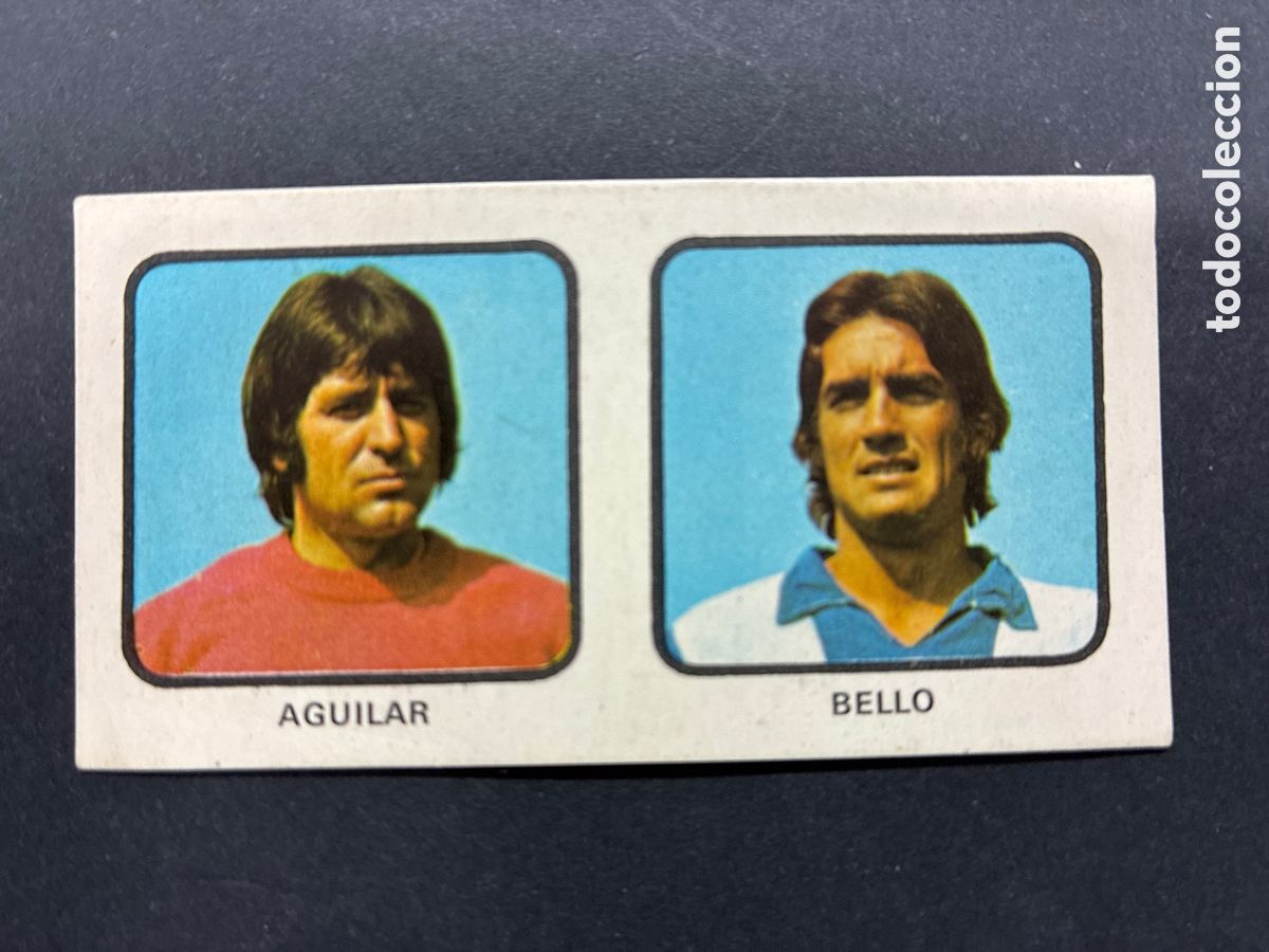 Cromos de F&uacute;tbol: CROMO FUTBOL SIN PEGAR N&ordm; 307 AGUILAR BELLO 1974-75 EDITORIAL RUIZ ROMERO