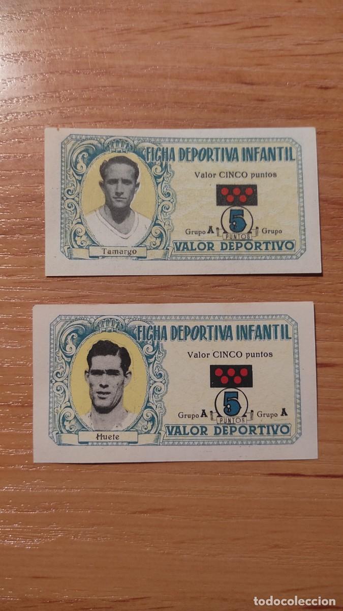 Cromos de Futebol: Ficha deportiva Infantil Real Madrid 1943 1944. Tamargo Huete