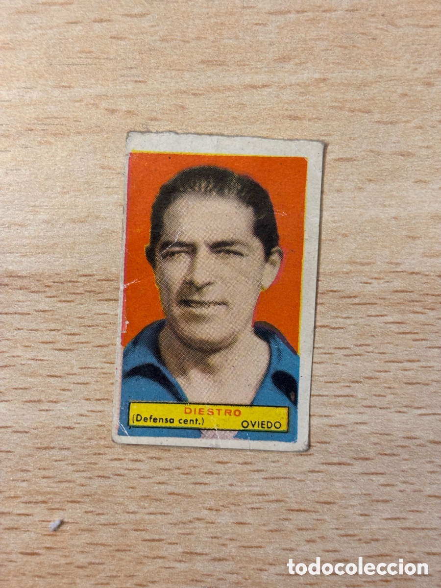 Cromos de F&uacute;tbol: Diestro Oviedo Campeones 1953 Ed. Bruguera sin pegar