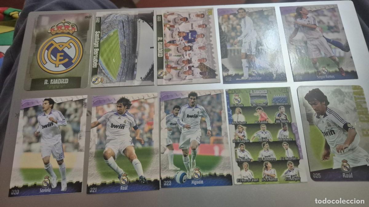 Cartes &agrave; collectionner de Football: MUNDICROMO LAS FICHAS DE LA LIGA 2009 EQUIPO REAL MADRID. 20 CROMOS.