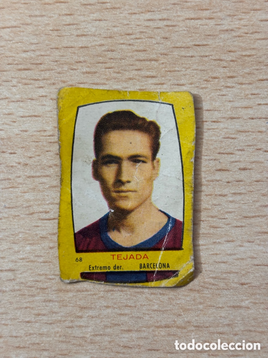 Cromos de F&uacute;tbol: # 68 Tejada FC Barcelona Bruguera Campeones 1955 sin pegar