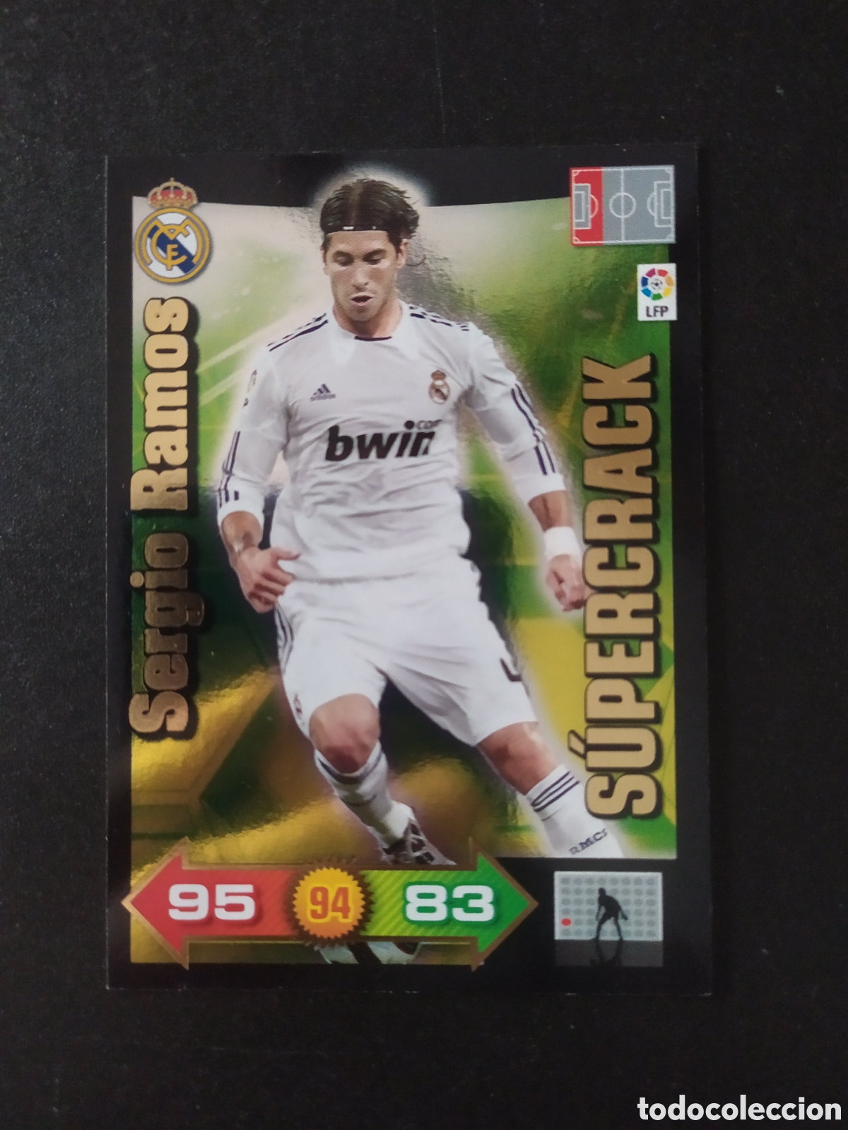 Cromos de F&uacute;tbol: Adrenalyn 2010 2011 10 11 panini Sergio Ramos supercrack n&deg; 418 Real Madrid