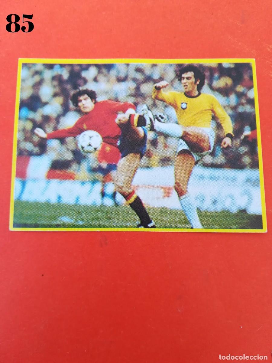 Cromos de F&uacute;tbol: Cromo n.85 futbol en accion - danone - sin pegar