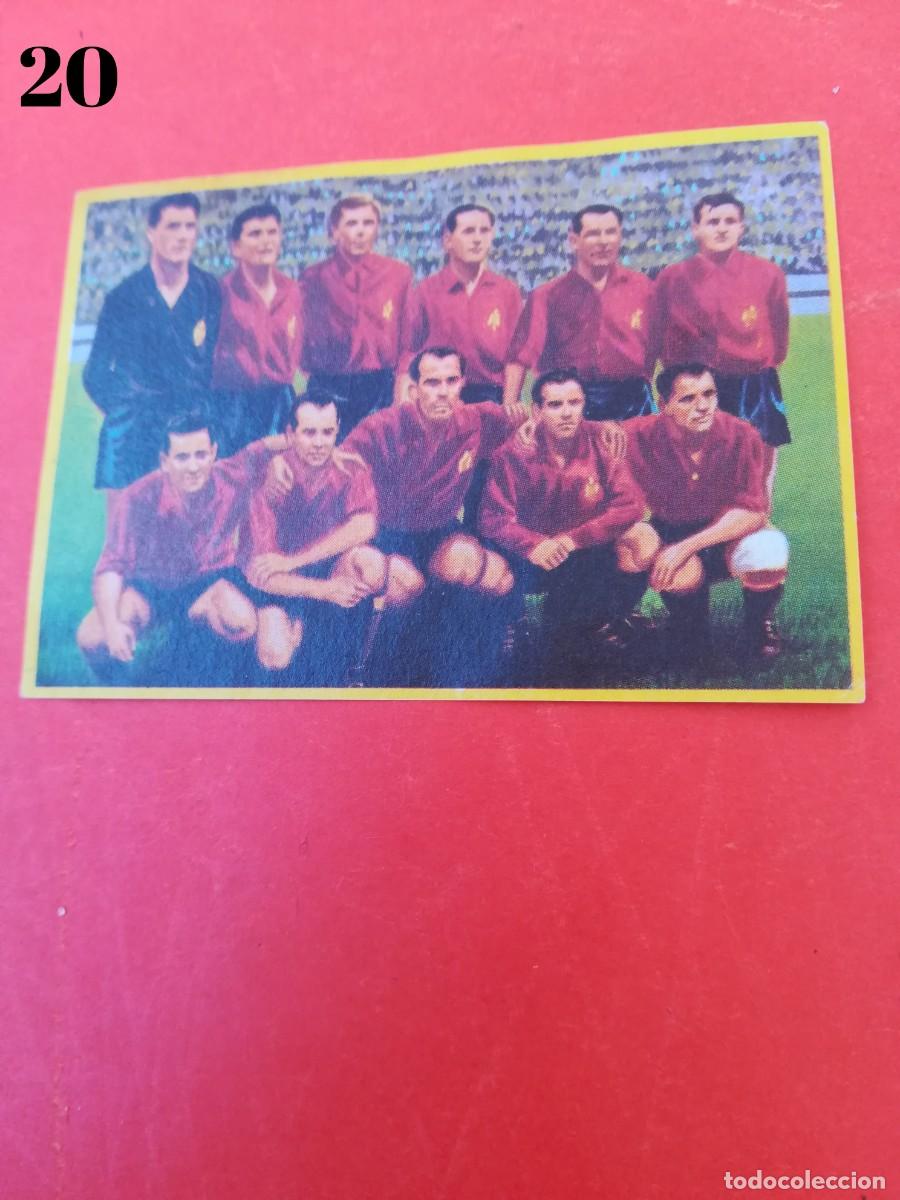 Cromos de F&uacute;tbol: Cromo n.20 futbol en accion - danone - sin pegar