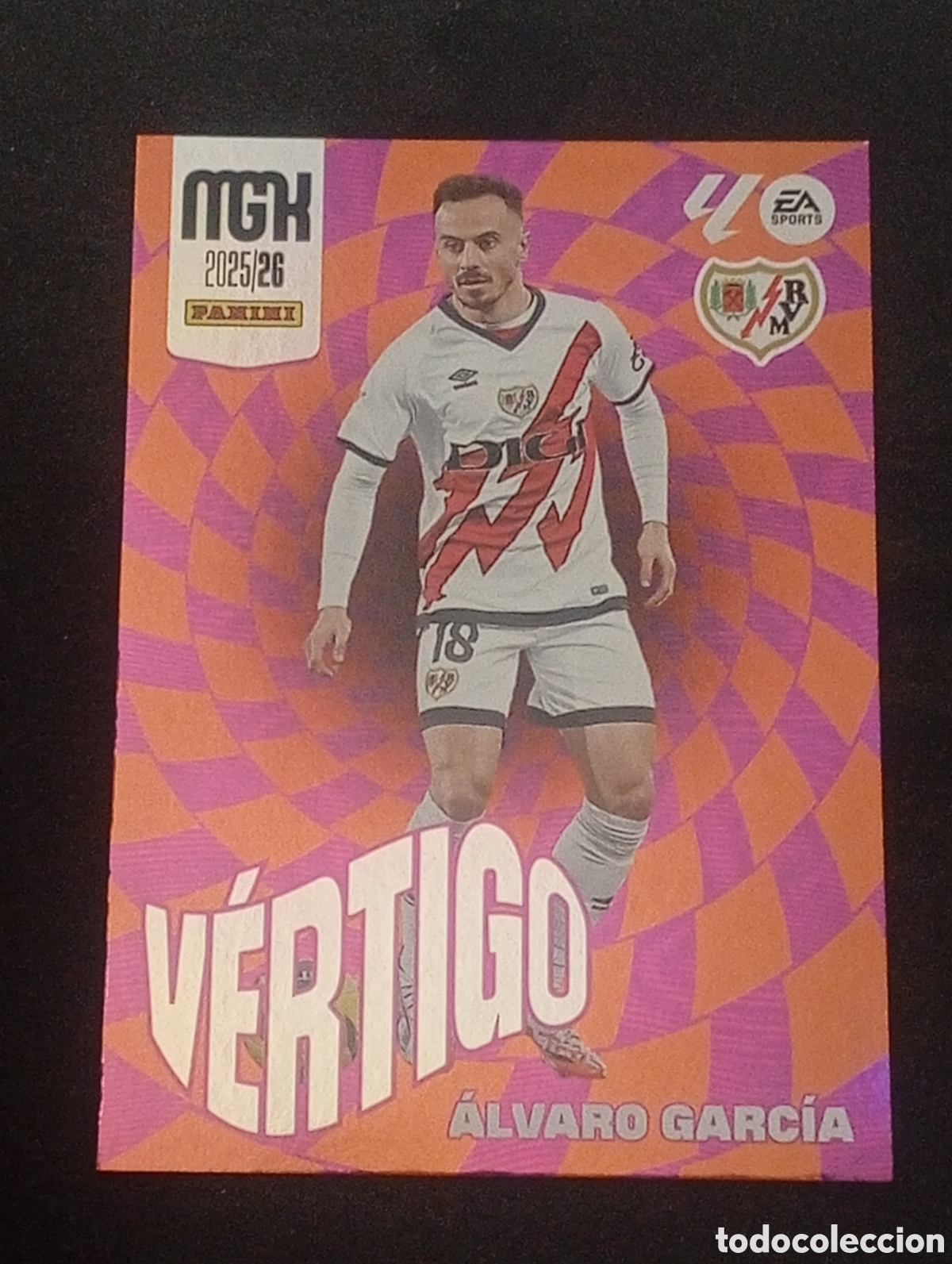 Cromos de F&uacute;tbol: 379 v&eacute;rtigo ALVARO GARCIA RAYO VALLECANO MEGACRACKS 2025 2026 25 26 CROMOS CARDS PANINI TOPPS