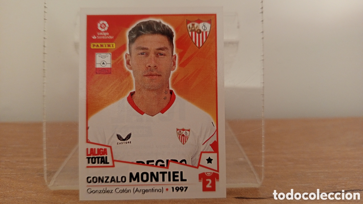 Cromos de F&uacute;tbol: ❇️ CROMO STICKER ⚽ MONTIEL SEVILLA 358 2022 2023 22 23 LA LIGA TOTAL PANINI ❇️