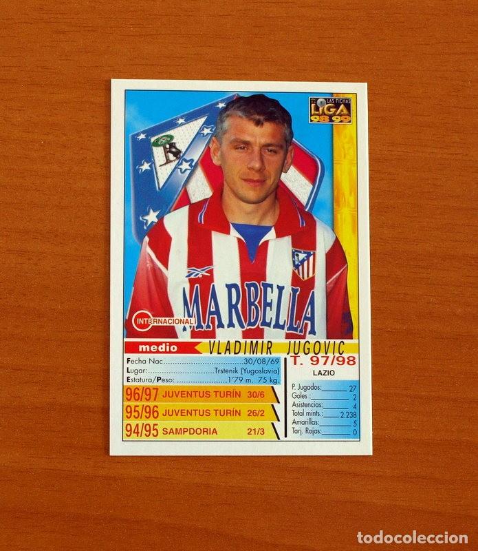 Cromos de F&uacute;tbol: Atl&eacute;tico de Madrid - N&ordm; 118 Jugovic - Mundicromo Las Fichas de la Liga 1998-1999-98-99