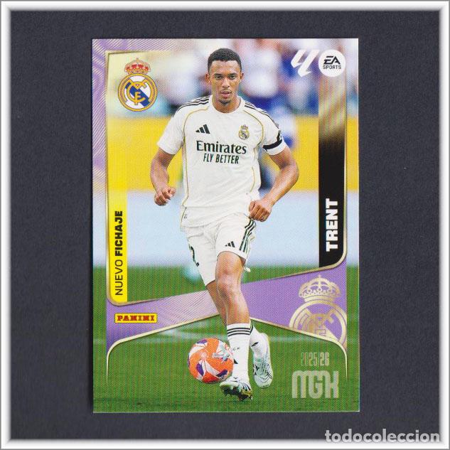 Fu&szlig;ball-Sticker: MEGACRACKS 2025 2026 25 26 PANINI TRENT 452 FICHAJE REAL MADRID COLECCI&Oacute;N ALBUM LIGA MGK 2&ordf; ED