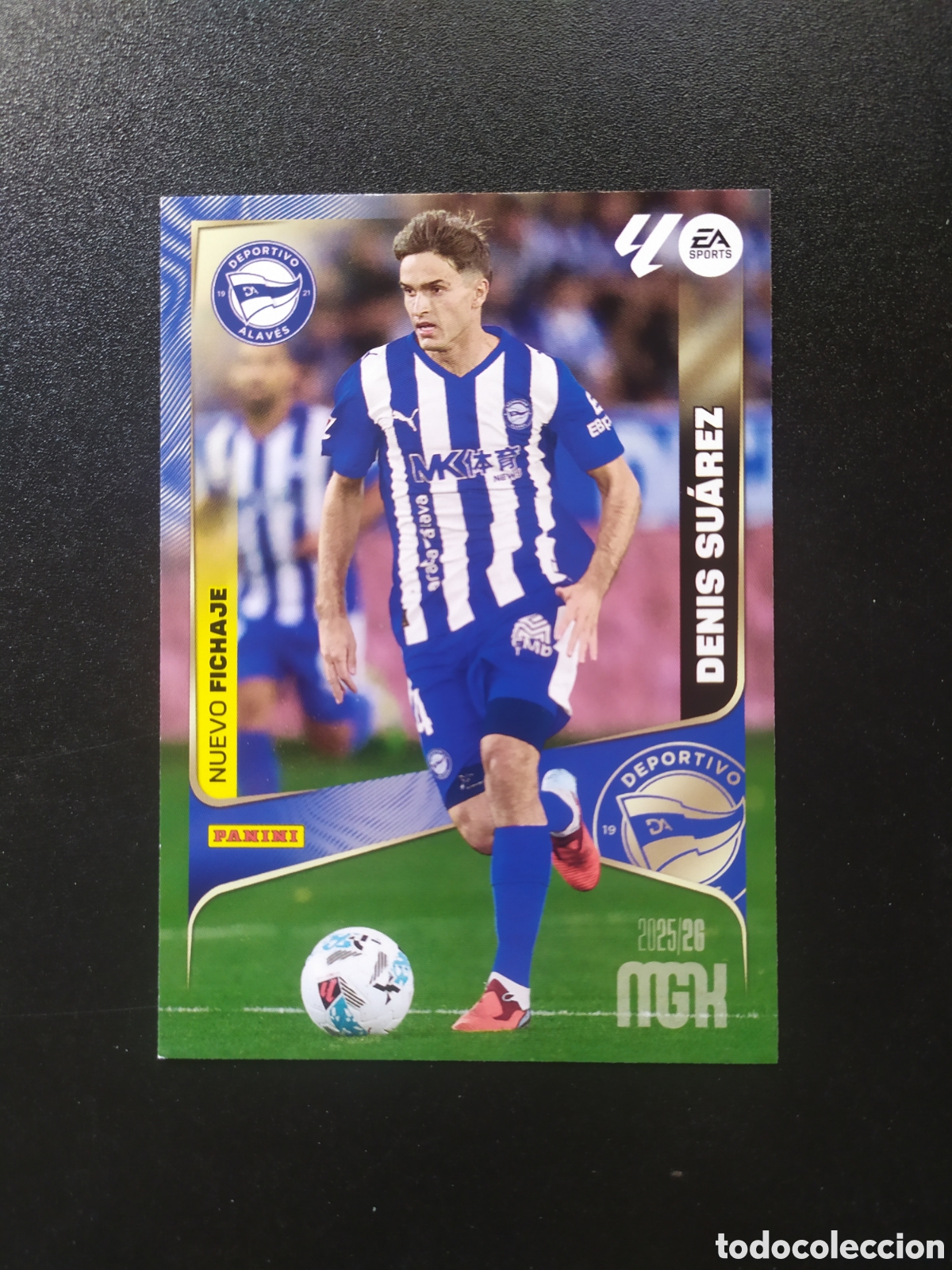 Cromos de F&uacute;tbol: Megacracks 2025 2026 25 26 panini Denis Su&aacute;rez fichaje n&deg; 483 Alaves