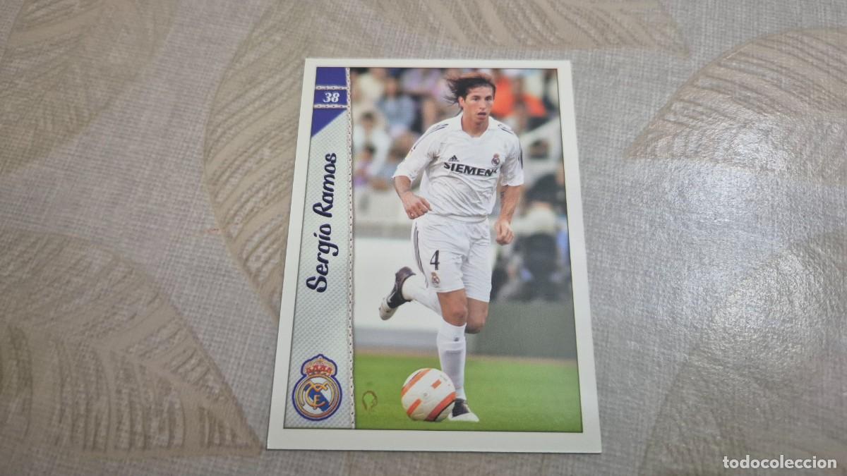 Cromos de F&uacute;tbol: MUNDICROMO LAS FICHAS DE LA LIGA 2006 2007 N&ordm; 38 SERGIO RAMOS DEL REAL MADRID