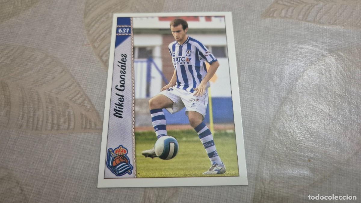 Cromos de F&uacute;tbol: MUNDICROMO LAS FICHAS DE LA LIGA 2006 2007 N&ordm; 631 ULTIMA HORA + MIKEL GONZALEZ DE LA REAL SOCIEDAD