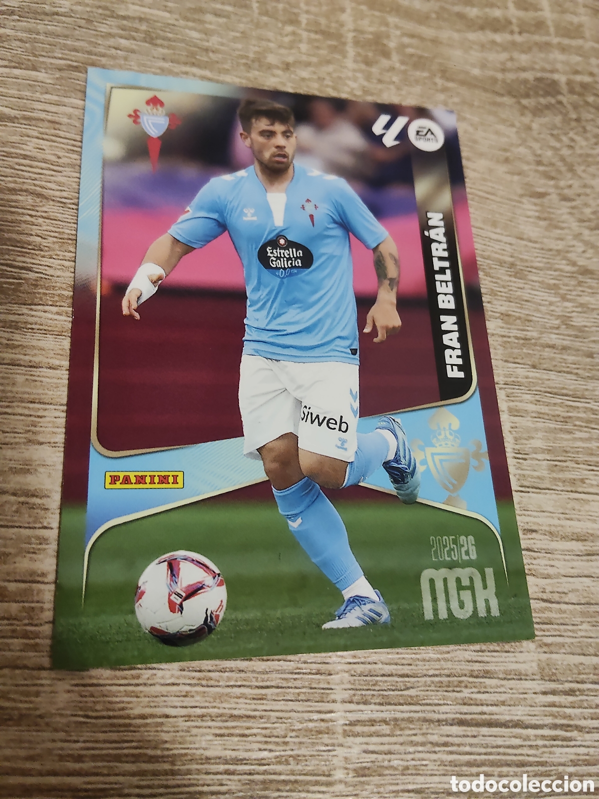 Cromos de F&uacute;tbol: Panini Megacracks 2025 2026 25 26 119 Fran Beltr&aacute;n Celta de Vigo