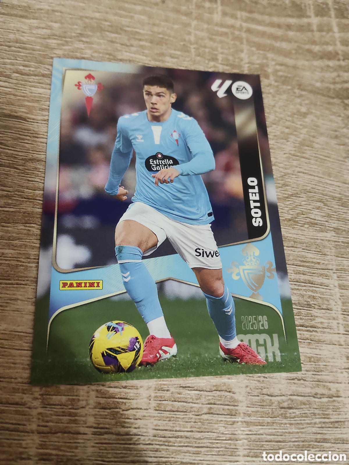 Cromos de F&uacute;tbol: Panini Megacracks 2025 2026 25 26 122 Sotelo Celta de Vigo