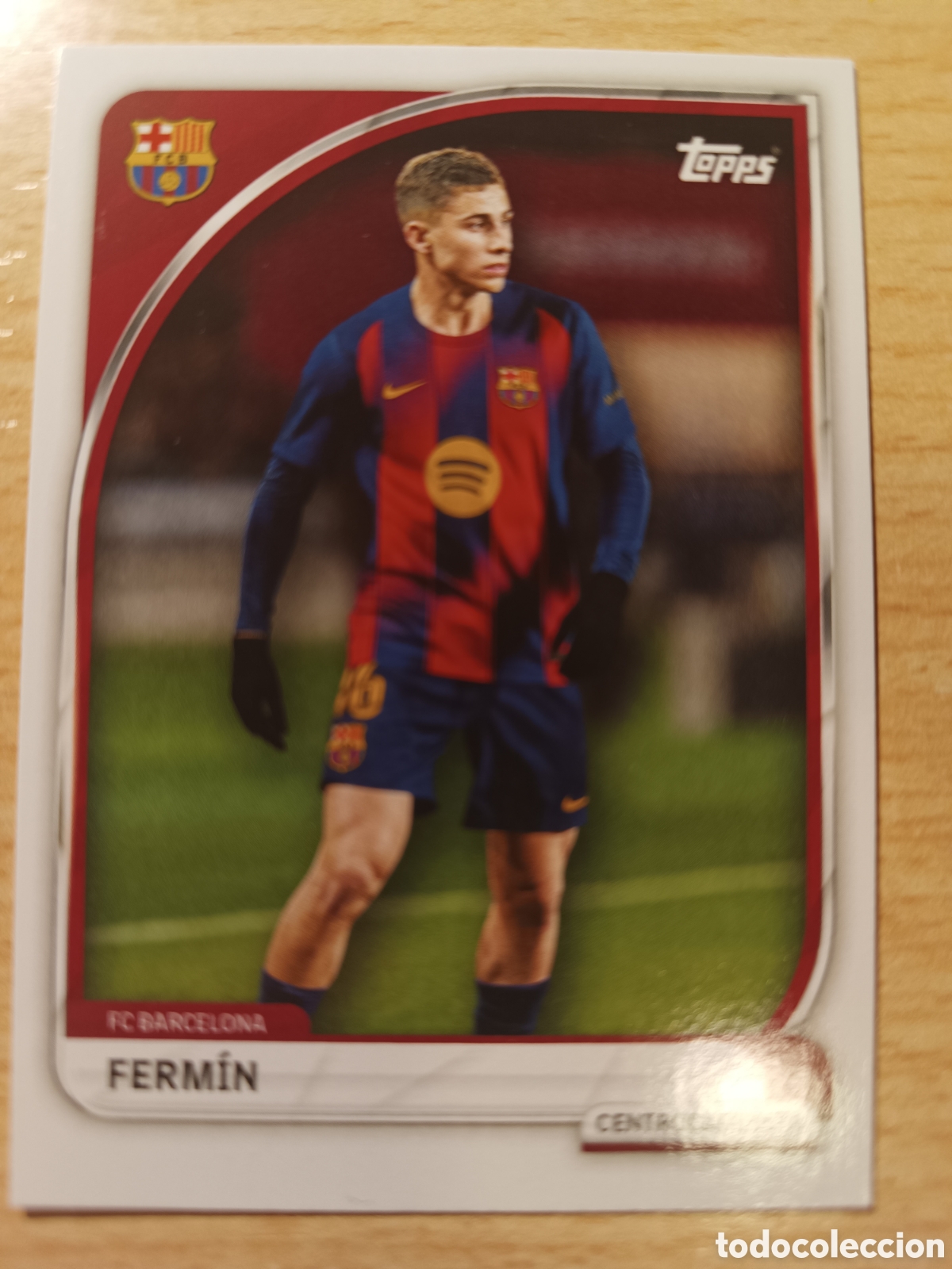 Cromos de F&uacute;tbol: FERMIN FC BARCELONA COLLECTOR TIN 2025 2026 TOPPS 25 26