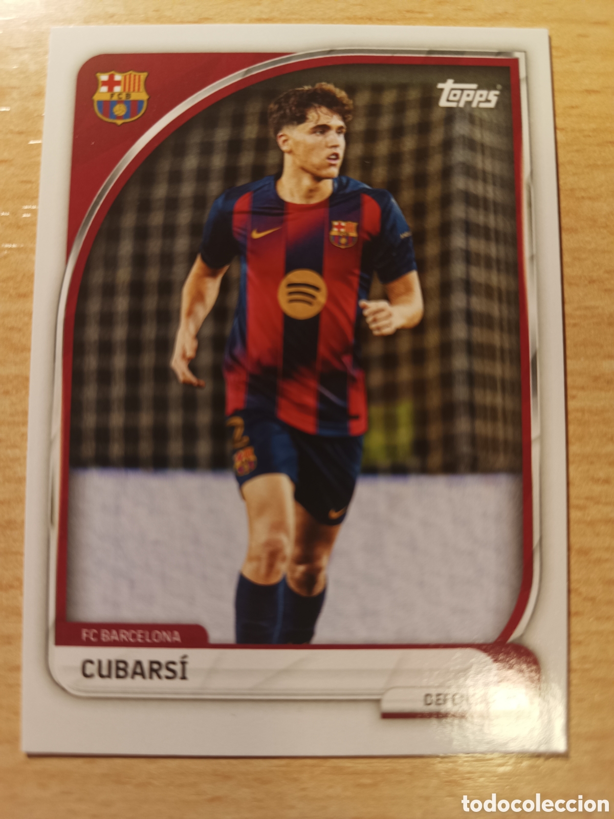 Cromos de F&uacute;tbol: CUBARSI FC BARCELONA COLLECTOR TIN 2025 2026 TOPPS 25 26