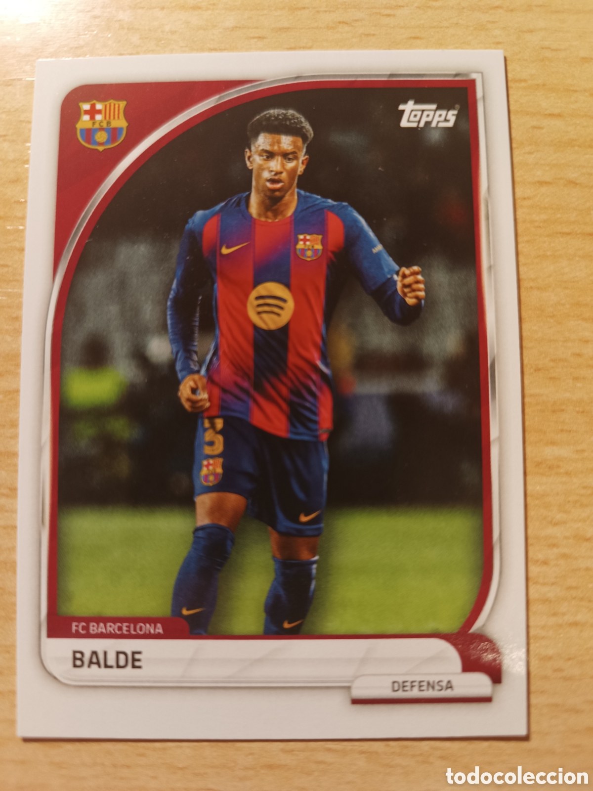 Cromos de F&uacute;tbol: BALDE FC BARCELONA COLLECTOR TIN 2025 2026 TOPPS 25 26